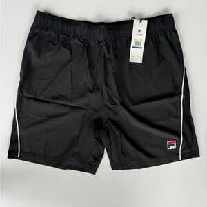 Men’s Fila Tennis/Pickleball Shorts Black XL